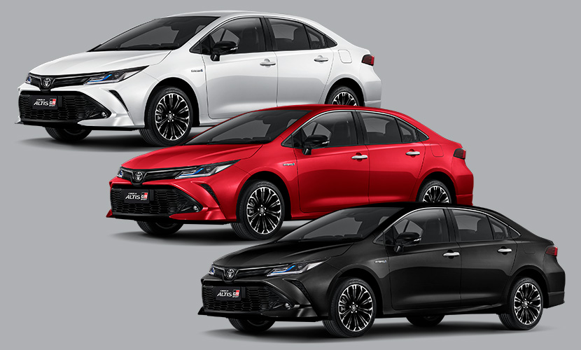 ราคาตารางผ่อน Toyota Corolla Altis Hev Gr Sport ปี 2024
